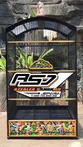 Sangkar kosan 37x42 motif ukiran suku dayak