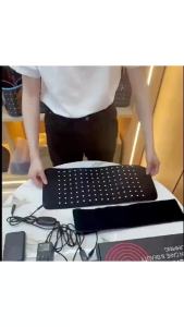 120 LEDs Red Light Therapy Belt 660nm 850nm Red Infrared Light Therapy Pad Body Back Knee Hands Feet Relief Heating Wrap Pad