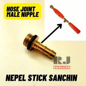 Nepel Stick Sanchin Nipple Sambungan Selang Semprotan Sprayer Stik Sanchin