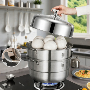 KBH | Stainless Steel Food Grade Home Steamer Timer