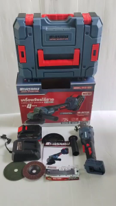 Masaru เครื่องเจียรไร้สาย4นิ้ว 20V รุ่น SCG-600-B1 ( แบตรุ่นใหม่4.0Ah ) ขนาดกะทัดรัด จับถนัดมือ รับประกัน 7 เดือน ของแท้100%
