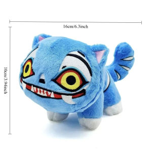 Anime Hunter Plush Cute Purple Tiger/Blue Tiger Hunting Girl Group Fill as Fan Gift