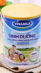 (HSD T8-2027) Sữa Bột Nguyên Kem Có Đường VINAMILK Dinh Dưỡng 900g/ Hộp.