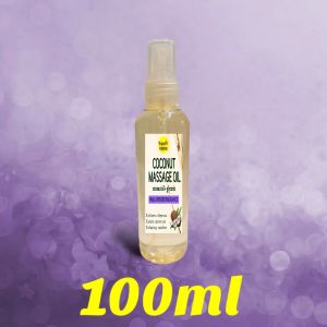 Coconut massage oil with fragrance scent and glycerin lavender/baby oil