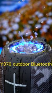 Awei Y370 ลำโพงบลูทูธ บลูทูธ 5.0 การจับคู่คู่ IPX6 กันน้ำ เสียงเซอร์ราวด์สเตอริโอแบบแตรคู่ ลำโพงบลูทูธพกพา