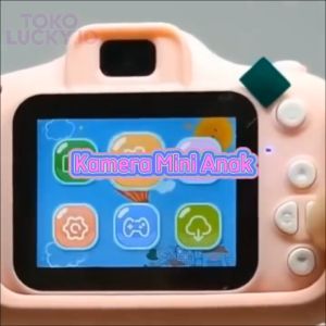 Kamera Anak 5MP 1080p Video Mini DSLR Camera Digital LED Kids Toy Mainan Edukasi