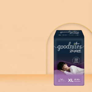 GoodNites Nighttime Girls Pull-Up Pants Large Size 26-88 Pounds Growing Childrens Paper Diapers XXXXL Size Childrens Underwear