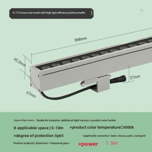 LISHIGUANG | Waterproof LED Outdoor & Indoor Wall Washing Light 24v