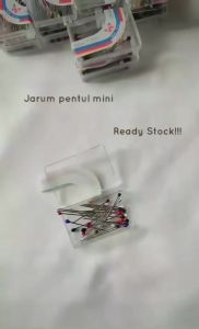 Vixday - Jarum Pentul/jarom peniti hijab Mini 1 Box Isi 20 Kotak Jarum Pentul Stainless Jarum Pentul Hijab Kecil