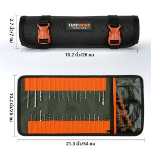 กระเป๋าม้วนเครื่องมือ ของขวัญสําหรับผู้ชายพ่อสามีเขาวันพ่อ ที่เก็บเครื่องมือแบบพกพาพับได้สําหรับผู้ชาย ออแกไนเซอร์เครื่องมือหนัก