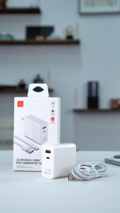 XUNDD 22.5W USB-A + USB-C Fast Charger Set (US) Model: XDCH-130