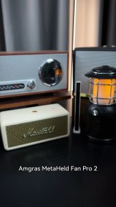 Amgras MetaHeld Fan Pro2 handheld hanging umbrella fan portable foldable mini turbo fan speed adjustable rechargeable