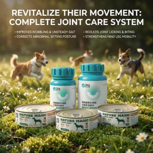 Nourse Hip & Joint Chewable Tablets Knee Support Reduces Joint Licking & Biting Corrects Abnormal Sitting Posture Boosts Hind Leg Mobility Dog Wet Food from NewZealnd