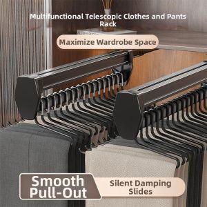 Extendable Pants Hanger for Wardrobe