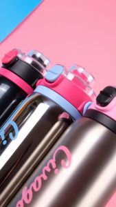 CIVAGO （18oz） กระติกน้ำสูญญากาศแบบพกพาพร้อมหูหิ้วสเตนเลสสตีล 316 ทรงสปอร์ต แก้วน้ำร้อนและเย็น