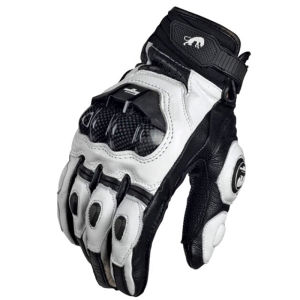 Mens 4 Season Driving Supertech Black Motorcycle Leather Gloves Racing Glove Motorbike DirtBike Cowhide Racing Bike Knight Touch