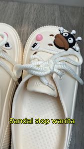 Sandal Baim Terbaru Bakpao Kodok Wanita Anti Air Kekinian Trendy Murah