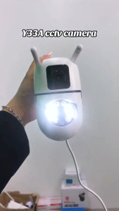 4MP Ultra HD Dual-Lens Security Camera with Auto Tracking Two-Way Audio Night Vision