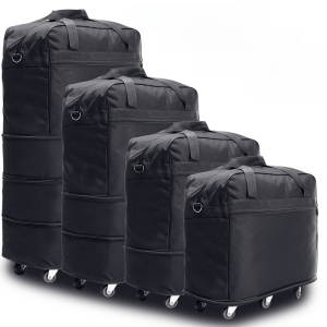 158 Air Cargo Bag กระเป๋าเดินทาง Oxford มีล้อสําหรับเรียนไปต่างประเทศและขนย้ายกระเป๋าพิเศษขนาดใหญ่ ทันสมัย เดี่ยว สายคล้อง