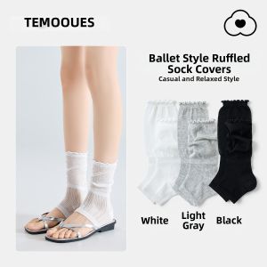 Miu Style Ballet-Inspired Ears Design Socks Mid-Calf Cotton