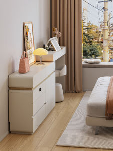 HETU | Slim Narrow Flap Extension Storage Dressing Table Cabinet 30cm