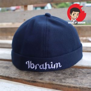 Peci Topi Miki Hat Peci UAS Bordir Custom Nama Ukuran Dewasa