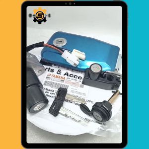 Keyset Original Yamaha 3KA Kunci Kontak RX King 135 New RXKing New Kunci Motor 1 Set Key Set Konci Motor Asli Konci Kontak Anti Maling Ori YGP