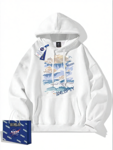 NASA Collaborative Fall Winter Casual Hoodie