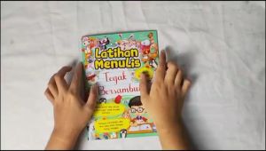 Buku Latihan Menulis Tegak Bersambung Anak Tk Paud
