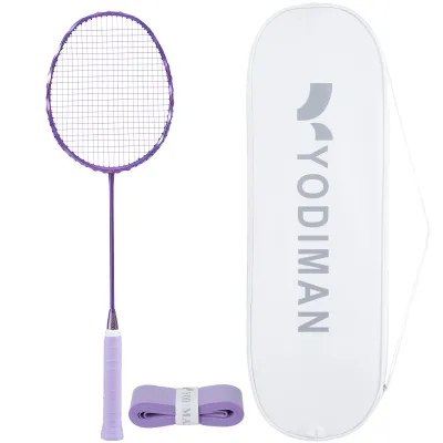 YODIMAN Vợt cầu lông chuyên nghiệp chính hãng – Full Carbon siêu nhẹ vợt đơn 8U tốc độ tấn công nhanh dùng cho thi đấu