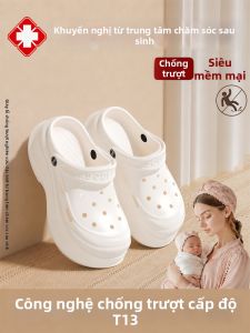 BUYANGSI | Non-Slip Breathable Slippers Soft Thick Heel Elevating Womens