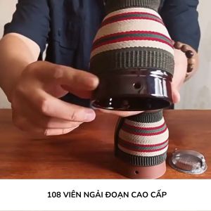 Bộ cốc xông ngải cứu + 108 viên ngải cao cấp - Spa thư giãn toàn thân