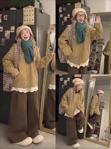 CHOUXIE | Korean Style Fashionable Womens Baseball Jacket