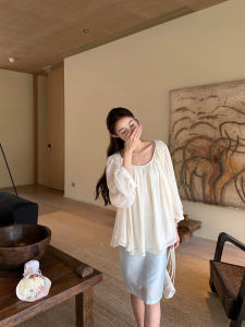 OIOI ESSE | Áo Dài Tay Voan Bồng