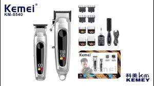 Kemei | Kemei KM-8540 Hair Trimmer Professional Electric Hair Clipper Trimmer Set For Men Rechargeable Cordless Electric Trimmer for Men