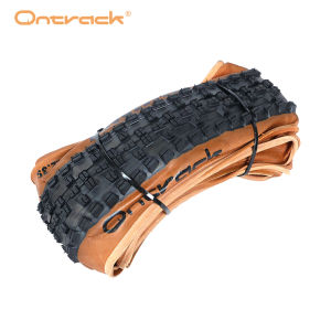 Ontrack | ONTRACK FOLDED TIRE 26/27.5/29X2.35WOLF TRACK BLACK WALL \ BROWN WALL