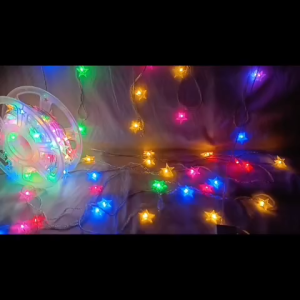 Lampu Hias LED Bintang Warna-Warni 50 Meter String Light Dekorasi Kamar & Natal