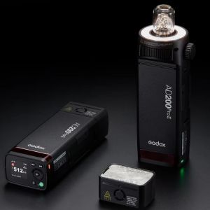 Godox AD200Pro II Pocket Flash TTL Auto Flash One-Tap Pairing with X3 Trigger compatible with Canon Sony Nikon Fuji Olympus