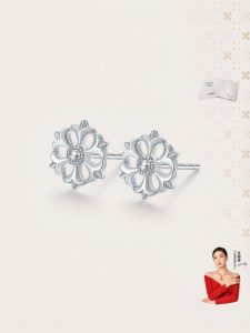 Hollow Snowflake Earrings