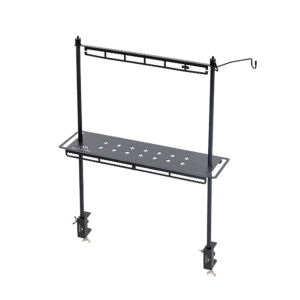 【Hospor】Camping Hanging Rack Portable Camping Stand Outdoor Tools Organizer Detachable with Lantern Hook Cookware Pot Pan Lamp Hanging Rack