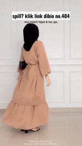 Gamis Malaysia Muslimah Ceruty Babydoll Full Puring Best Seller Gamis Murah Polos Dewasa Anggun