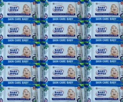 Giá sỉ (COMBO 10 Gói ) khăn giấy ướt cao cấp Baby Wipes 80g KHÔNG MÙI