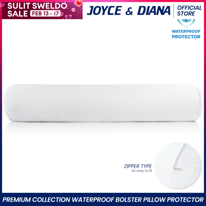 [Premium Waterproof Bolster Pillow Protector] Joyce & Diana Premium