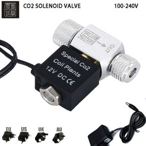 ZRDR | Fish tank CO2 solenoid valve Regulator generator control waterproof flame retardant single and double head CO2 solenoid valve