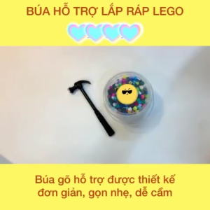 [Loại To] Búa Gõ ĐỒ CHƠI LẮP RÁP Dài 18cm Ngang 8cm Hỗ Trợ Lắp Các Mảnh Ghép Chắc Chắn Hơn -RA888