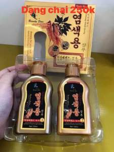 Bộ 2 chai dầu gội đen tóc Beauty Star Hàn Quốc nhân sâm - HX1257