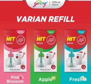 Hit Refill elektrik Good Knight Express dan Non stop 45hari-Isi