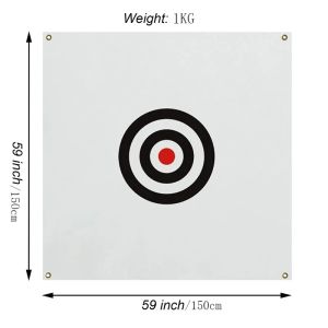 1ชิ้นผ้าเป้าตีกอล์ฟแขวนวงกลม Backstop สำหรับตีขับรถช่วงตาข่ายเป้าฝึกในร่มสนามกลางแจ้ง1.5M * 1.5M แขวนวงกลม Backstop สำหรับขับรถช่วงตาข่ายเป้าฝึกซ้อมในร่มการฝึกอบรมกลางแจ้งศาล1.5M * 1.5M