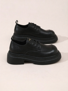 Semir | Retro British Style Thick Sole Height-Increasing Soft Bottom Loafers
