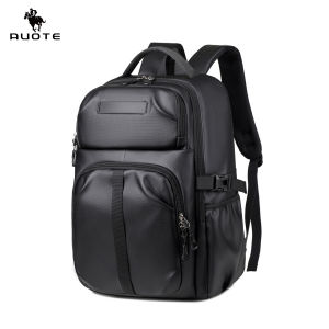 AUOTE กระเป๋าเป้แฟชั่นสะพายหลังกระเป๋าสะพายเดินทางฟิล์มกันน้ำกระเป๋าโน้ตบุ๊คสะพายหลังกระเป๋าเป้สะพายหลังลำลองความจุขนาดใหญ่กระเป๋านักเรียนกระเป๋าเป้สะพายหลังเหมาะสำหรับแล็ปท็อปขนาด15.6นิ้วกระเป๋าสะพายสารพัดประโยชน์